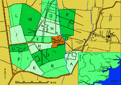 Lofts Area Plan showing field designations